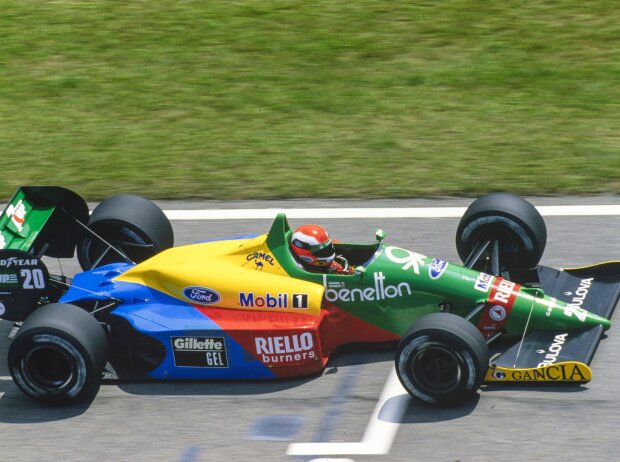 gedruckt Formel 1 Benetton Johnny Herbert Autogrammkarte inkl.Autogramm
