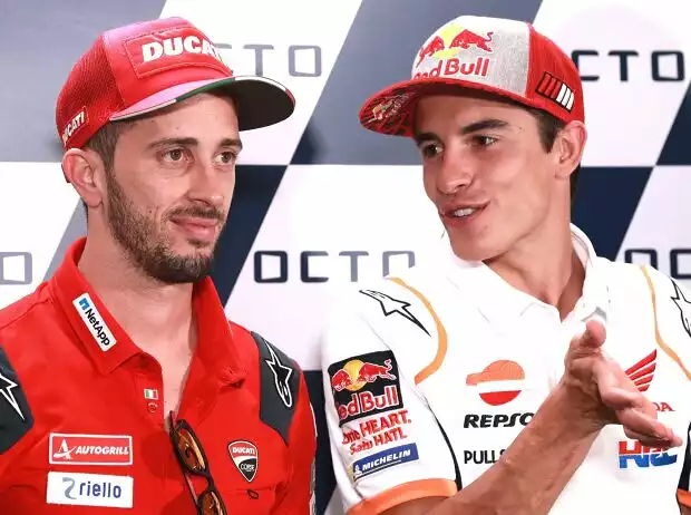 Andrea Dovizioso, Marc Marquez Titel-Bild zur News: Andrea Dovizioso, Marc Marquez