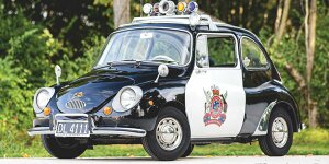Dieser Subaru 360 ist das süßeste Polizeiauto aller Zeiten
