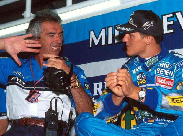 Flavio Briatore, Michael Schumacher Flavio Briatore, Michael Schumacher