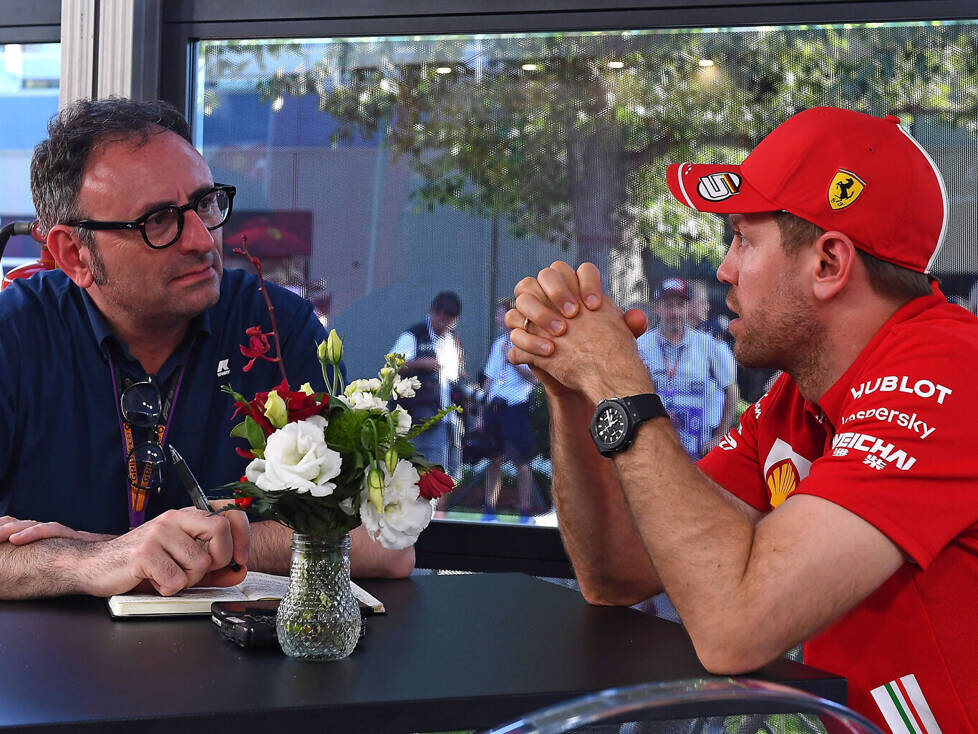 Roberto Chinchero und Sebastian Vettel