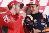 Bild zum Inhalt: "Sehr überrascht": Dovizioso dachte, Marquez würde die Marke wechseln