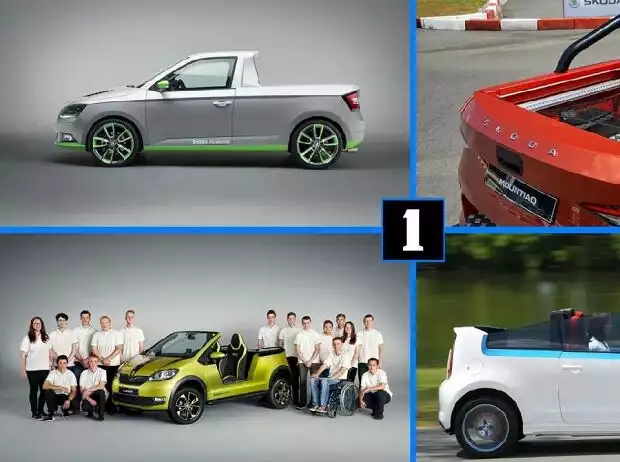 Die verrücktesten Konzepte der Skoda-Azubis Titel-Bild zur News: Die verrücktesten Konzepte der Skoda-Azubis