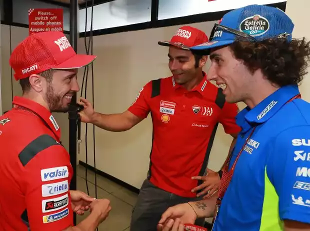 Andrea Dovizioso, Alex Rins Titel-Bild zur News: Andrea Dovizioso, Alex Rins