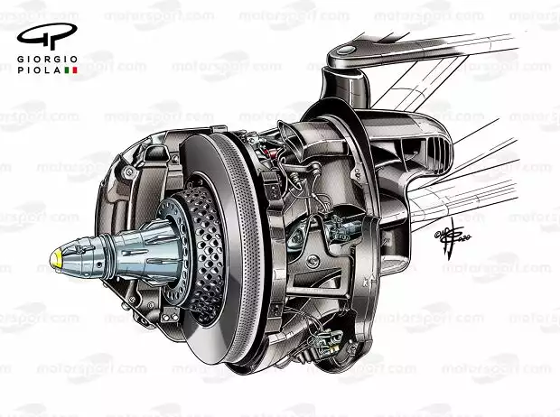 Vorderradbremse von Mercedes Titel-Bild zur News: Vorderradbremse von Mercedes
