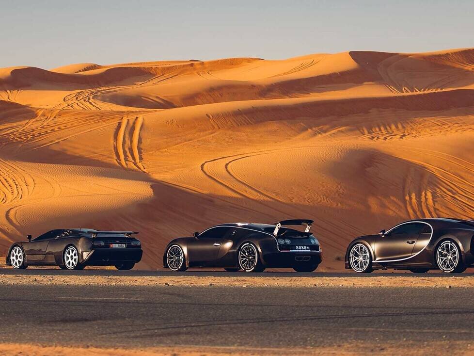 Bugatti EB110, Veyron, Chiron