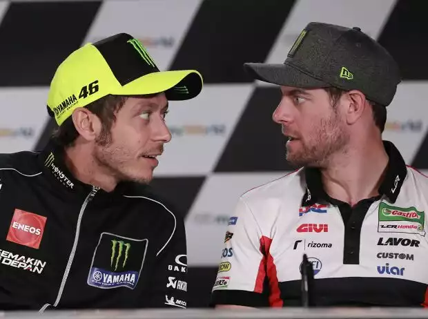Titel-Bild zur News: Cal Crutchlow, Valentino Rossi