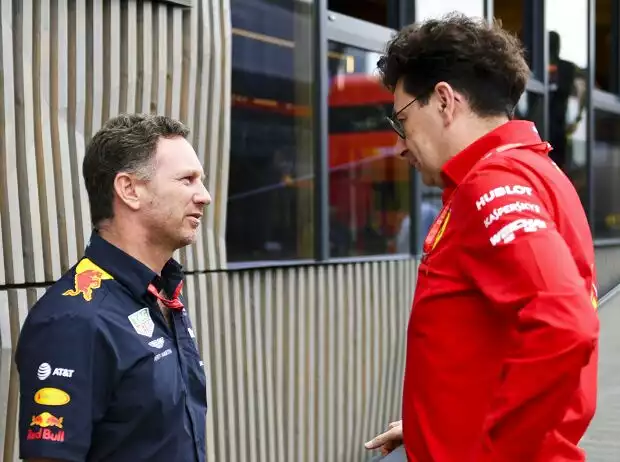Titel-Bild zur News: Christian Horner, Mattia Binotto