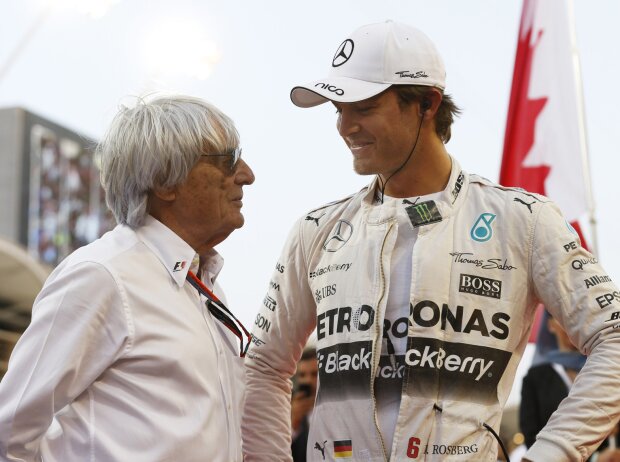 Titel-Bild zur News: Bernie Ecclestone, Nico Rosberg