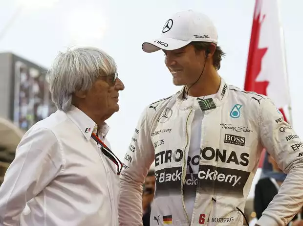 Bernie Ecclestone, Nico Rosberg Titel-Bild zur News: Bernie Ecclestone, Nico Rosberg