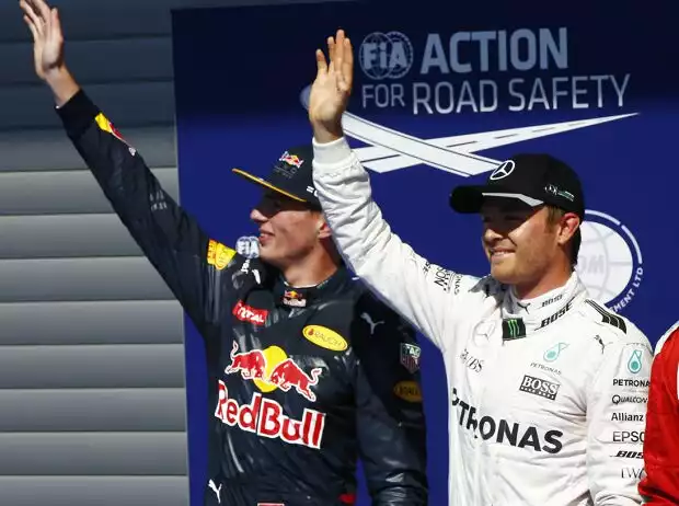 Kimi Räikkönen, Nico Rosberg, Max Verstappen Titel-Bild zur News: Kimi Räikkönen, Nico Rosberg, Max Verstappen
