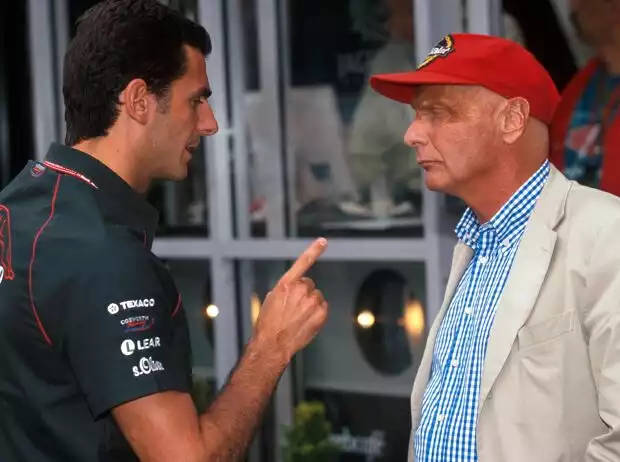 Pedro de la Rosa, Niki Lauda Titel-Bild zur News: Pedro de la Rosa, Niki Lauda