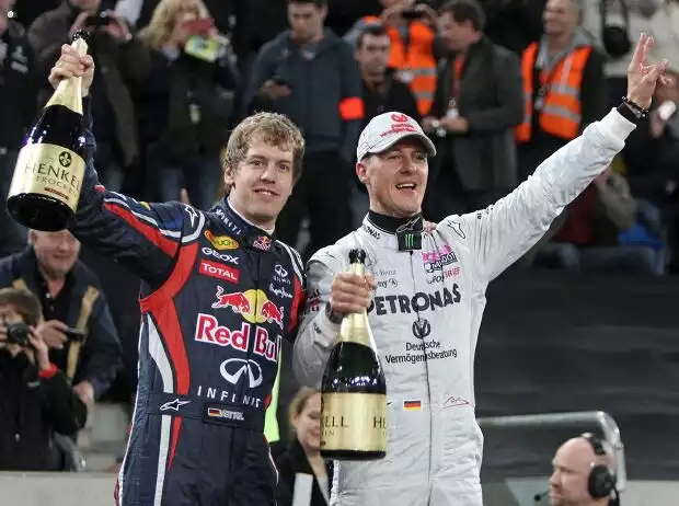 Sebastian Vettel, Michael Schumacher Titel-Bild zur News: Sebastian Vettel, Michael Schumacher