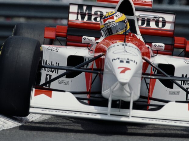 Titel-Bild zur News: Mark Blundell, McLaren-Mercedes, Monaco 1995
