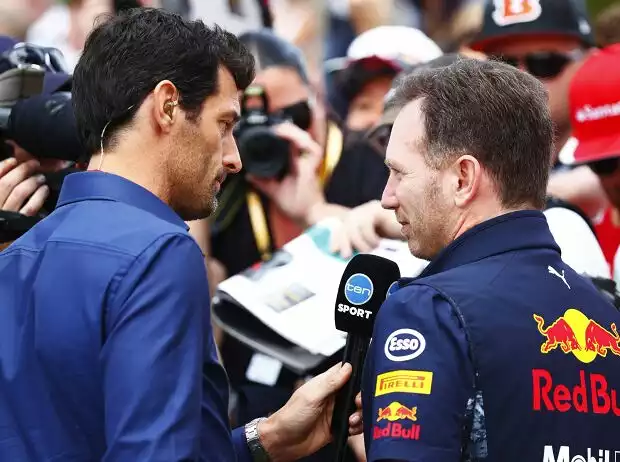 Mark Webber, Christian Horner Titel-Bild zur News: Mark Webber, Christian Horner