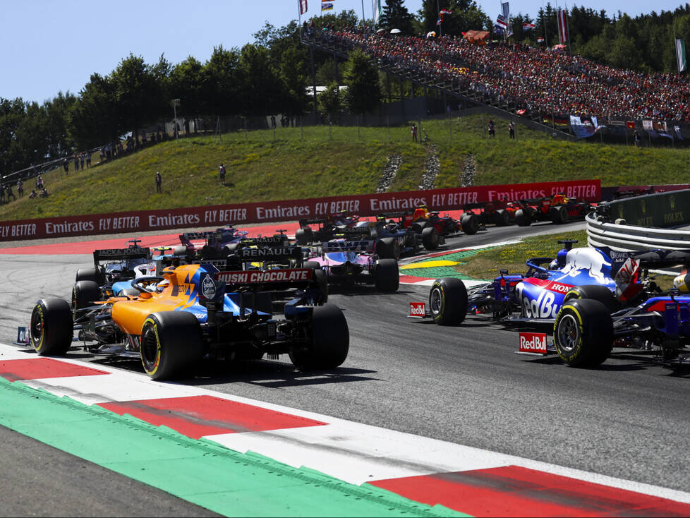 Lance Stroll, Carlos Sainz, Daniil Kwjat, Alexander Albon