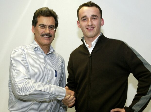 2006: BMW-Sportchef Mario Theissen, Robert Kubica