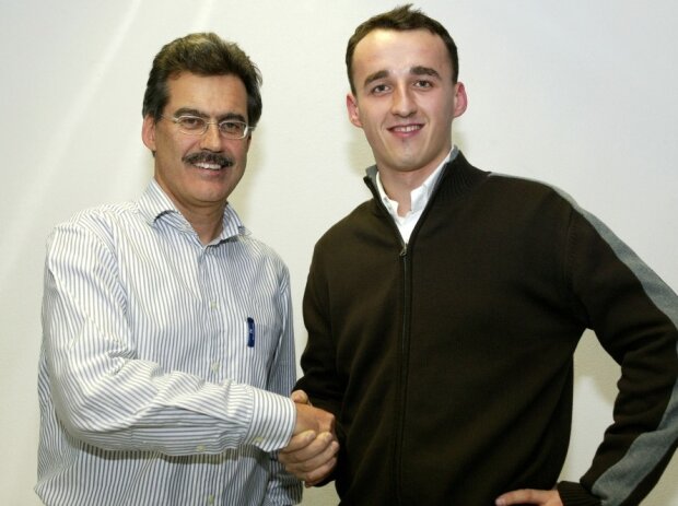 2006: BMW-Sportchef Mario Theissen, Robert Kubica 2006: BMW-Sportchef Mario Theissen, Robert Kubica