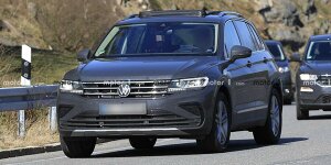 VW Tiguan Facelift (2020) beinahe ungetarnt erwischt