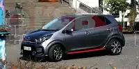 Bild zum Inhalt: Kia Picanto Facelift (2021) ohne Tarnung als Erlkönig erwischt