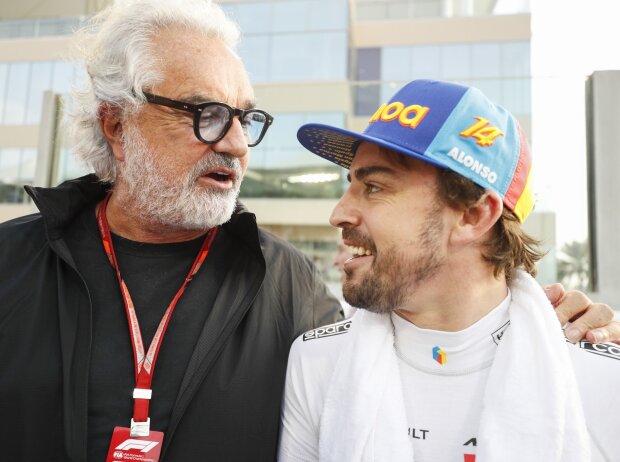 Titel-Bild zur News: Fernando Alonso, Flavio Briatore