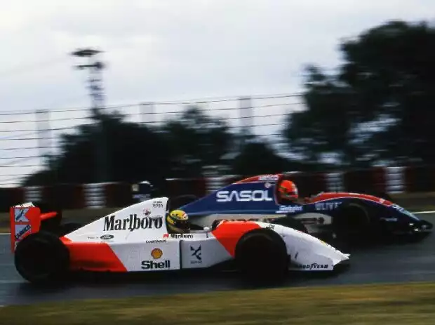 Ayrton Senna, Eddie Irvine Titel-Bild zur News: Ayrton Senna, Eddie Irvine