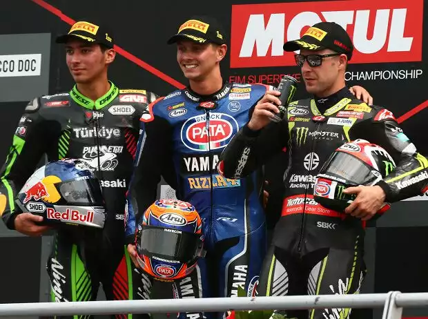 Michael van der Mark, Toprak Razgatlioglu, Jonathan Rea Titel-Bild zur News: Michael van der Mark, Toprak Razgatlioglu, Jonathan Rea