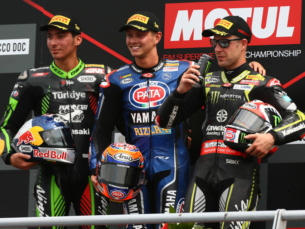 Michael van der Mark, Toprak Razgatlioglu, Jonathan Rea