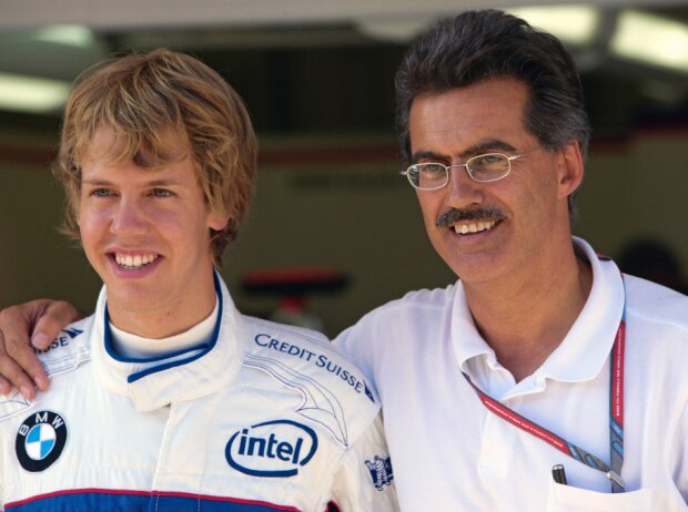 Titel-Bild zur News: Sebastian Vettel, Mario Theissen