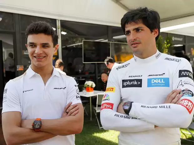 Lando Norris, Carlos Sainz Titel-Bild zur News: Lando Norris, Carlos Sainz