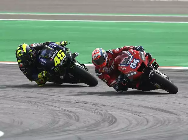Titel-Bild zur News: Andrea Dovizioso, Valentino Rossi