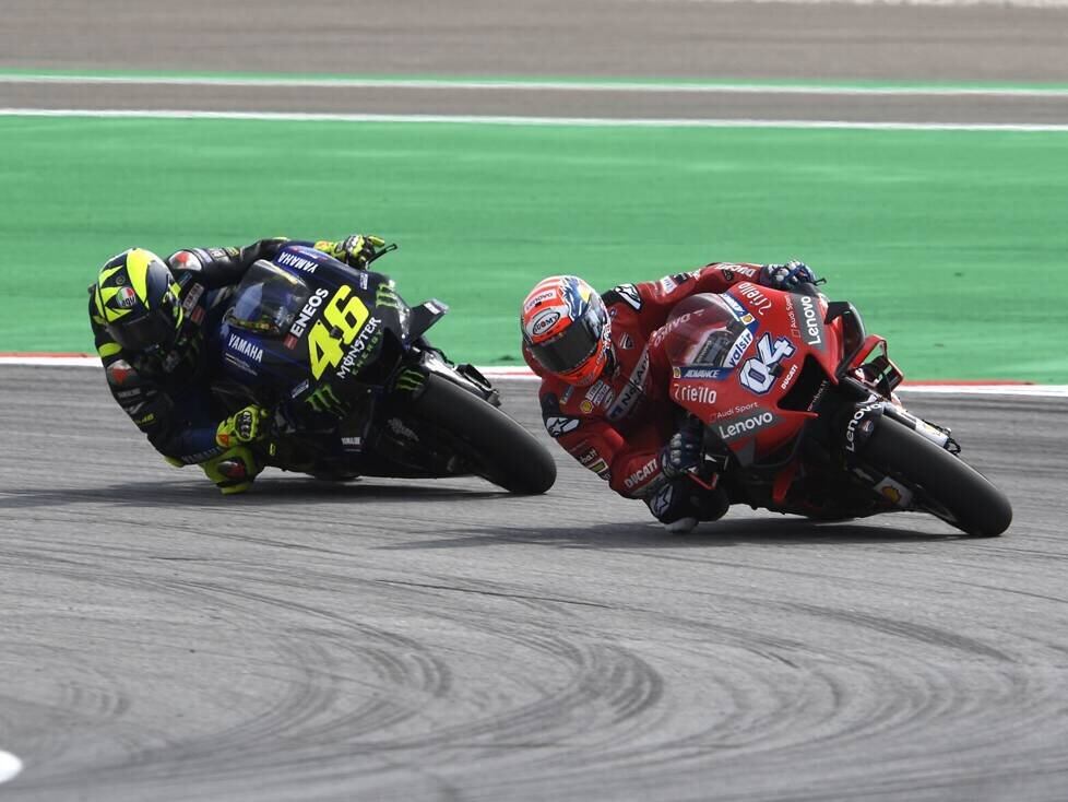 Andrea Dovizioso, Valentino Rossi