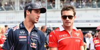 Bild zum Inhalt: Ricciardo: Leclerc ist "die verspätete Version von Bianchi" bei Ferrari