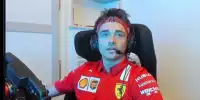 Bild zum Inhalt: Leclerc vermisst das Podium: Pasta statt Champagner nach virtuellem GP-Sieg