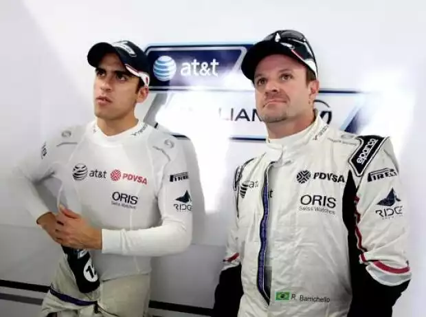 Titel-Bild zur News: Rubens Barrichello, Pastor Maldonado
