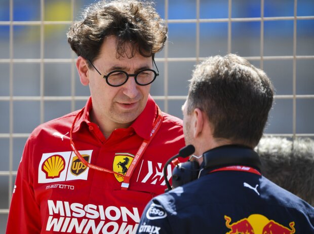 Mattia Binotto und Christian Horner