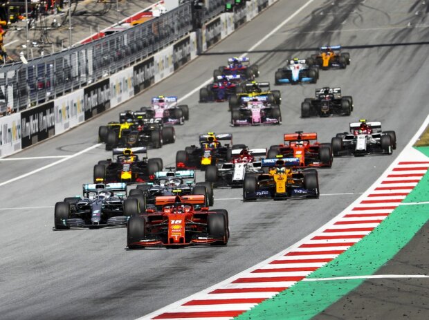 Titel-Bild zur News: Charles Leclerc, Valtteri Bottas, Lewis Hamilton, Max Verstappen, Lando Norris, Kimi Räikkönen