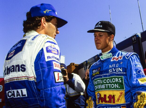 Titel-Bild zur News: Ayrton Senna, Michael Schumacher