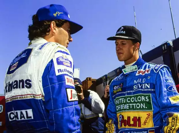 Ayrton Senna, Michael Schumacher Titel-Bild zur News: Ayrton Senna, Michael Schumacher