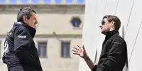 Günther Steiner und Romain Grosjean