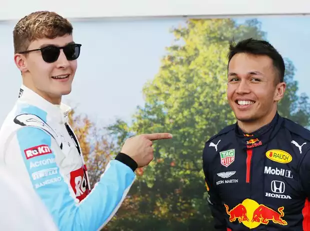 George Russell, Alexander Albon Titel-Bild zur News: George Russell, Alexander Albon