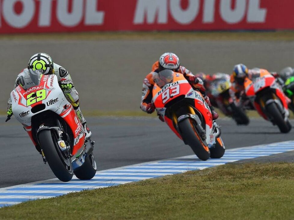 Andrea Iannone, Marc Marquez