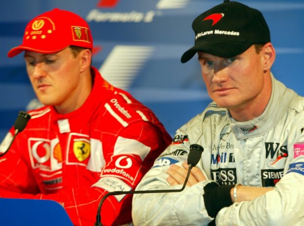 Titel-Bild zur News: Michael Schumacher, David Coulthard