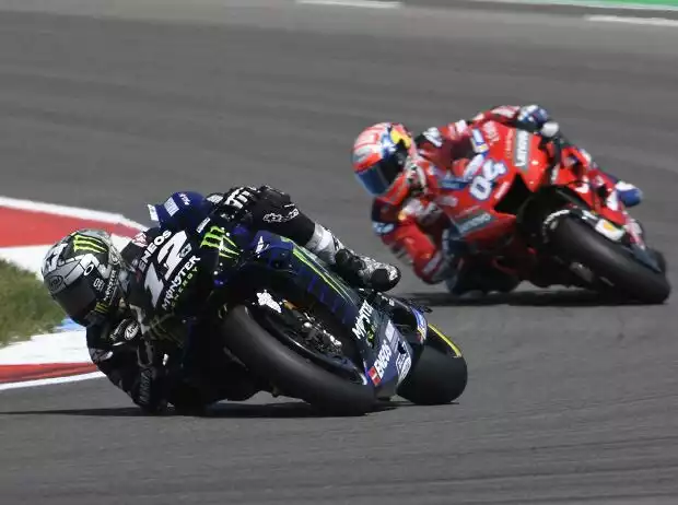 Titel-Bild zur News: Maverick Vinales, Andrea Dovizioso