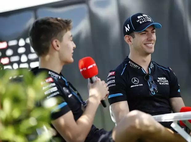 George Russell, Nicholas Latifi Titel-Bild zur News: George Russell, Nicholas Latifi