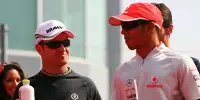 Rubens Barrichello, Lewis Hamilton