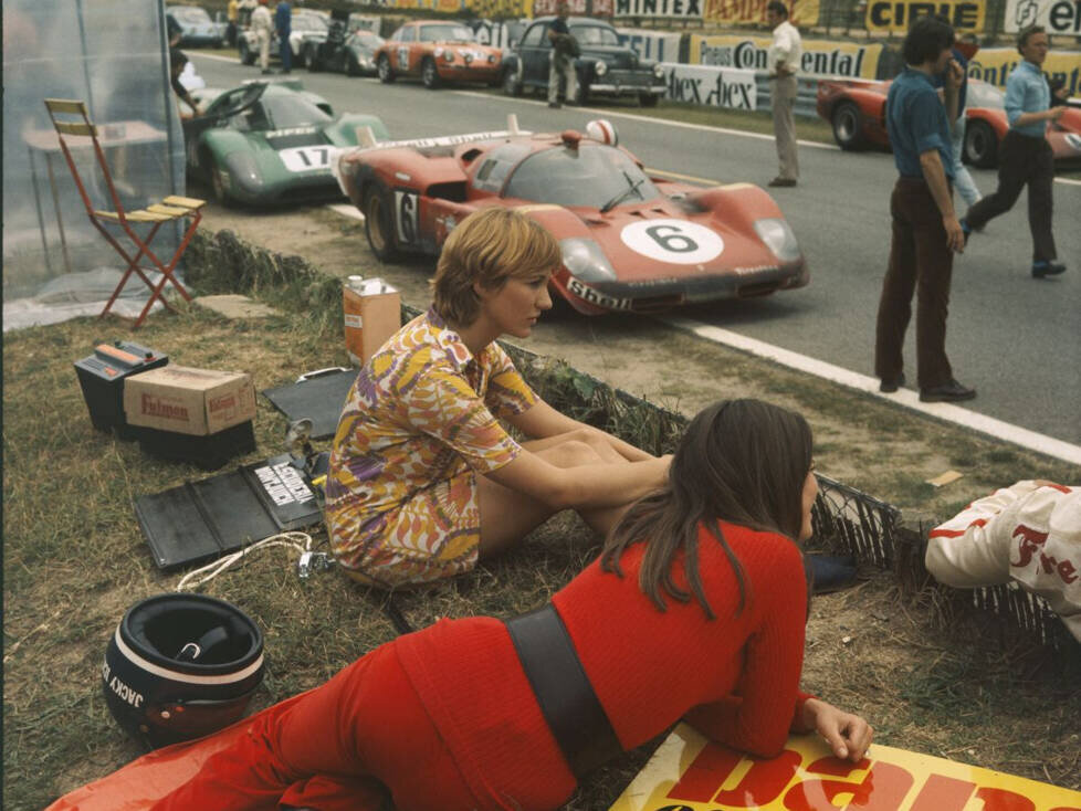 Dreharbeiten zu Steve McQueens Film "Le Mans"