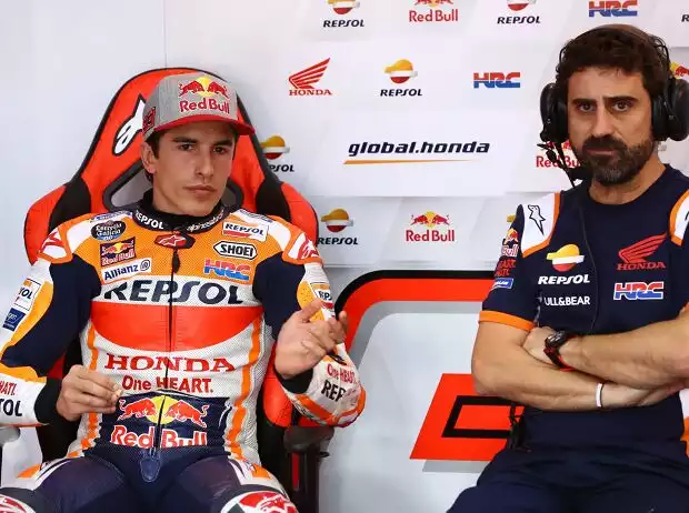 Titel-Bild zur News: Marc Marquez, Santi Hernandez