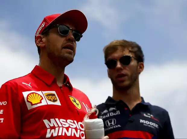 Sebastian Vettel, Pierre Gasly Titel-Bild zur News: Sebastian Vettel, Pierre Gasly
