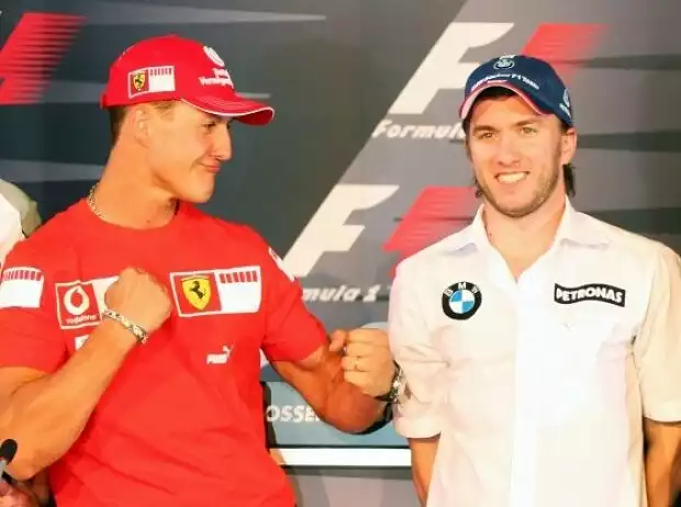Michael Schumacher, Nick Heidfeld Titel-Bild zur News: Michael Schumacher, Nick Heidfeld